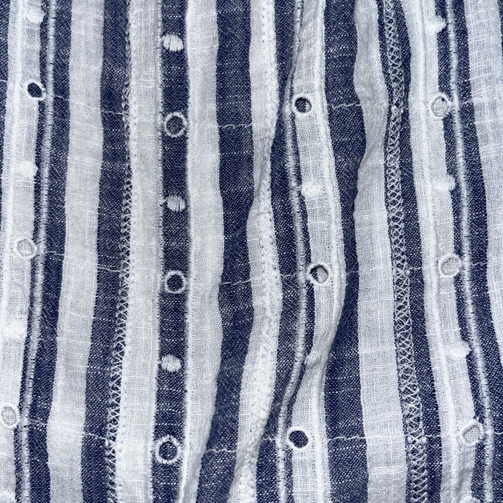 Lucky Brand striped poet blouse NWOT size M - Picture 6 of 11